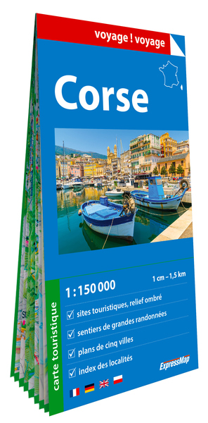 Picture of Corse 1/150.000 (carte grand format en papier)