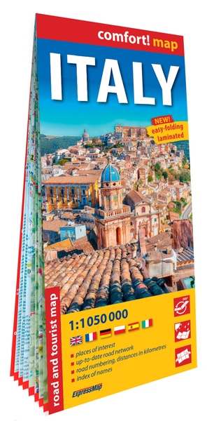 Picture of Italie 1/1.050.000 (carte grand format laminée). Italy