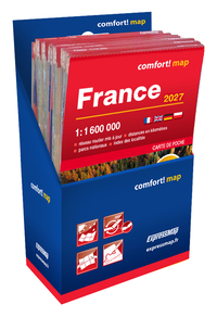 Picture of Display 10+1 France 2027 1/1.600.000 (carte poche format laminée)