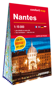 Image de Nantes 1/15.000 (carte format poche laminée - plan de ville)