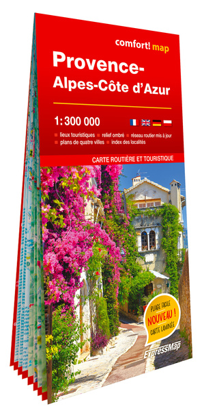 Picture of Provence-Alpes-Côte d'Azur 1/300.000 (carte grand format laminée)