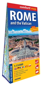 Picture of Rome et le Vatican 1/15.000 (carte grand format laminée - plan de ville)