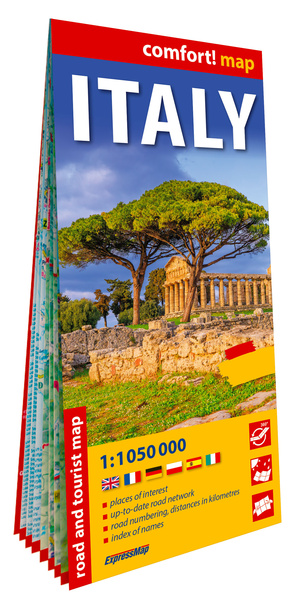 Picture of Italie 1/1.050.000 (carte grand format laminée). Italy