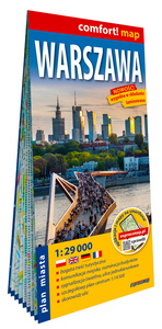 Picture of Varsovie 1/29.000 (carte grand format laminée - plan de ville). Warsaw. Warszawa