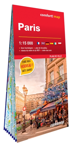 Picture of Paris 1/15.000 (carte grand format laminée - plan de ville)