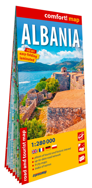 Picture of Albanie 1/280.000 (carte grand format laminée). Albania
