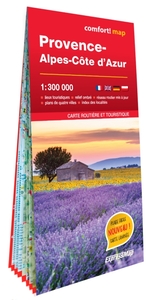Image de Provence-Alpes-Côte d'Azur 1/300.000 (carte grand format laminée)