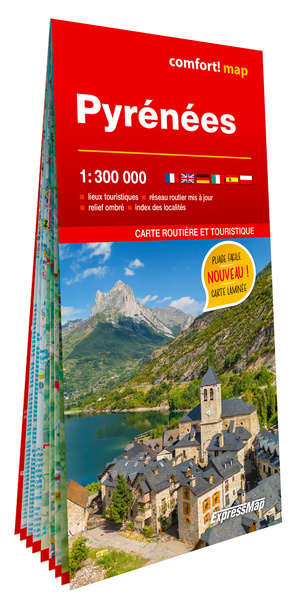 Picture of Pyrénées 1/300.000 (carte grand format laminée)