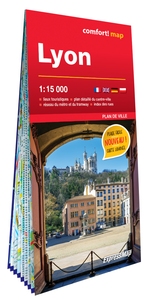 Picture of Lyon 1/15.000 (carte grand format laminée - plan de ville)