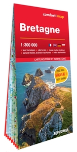 Image de Bretagne 1/300.000 (carte grand format laminée)