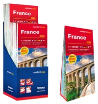 Image de Display 11+1 × France 2026 1/1.100.000 (carte grand format laminée)