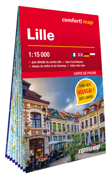 Image de Lille 1/15.000 (carte format poche laminée - plan de ville)