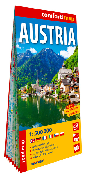 Picture of Autriche 1/500.000 (carte grand format laminée). Austria