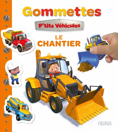 Picture of Mes premières gommettes P'tits véhicules - Le chantier