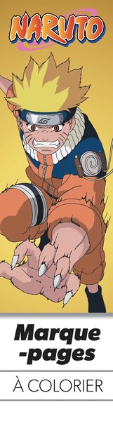 Image de Marque-pages à colorier Naruto - Edition gold