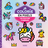 Image de Je colorie en pixels - Licornes