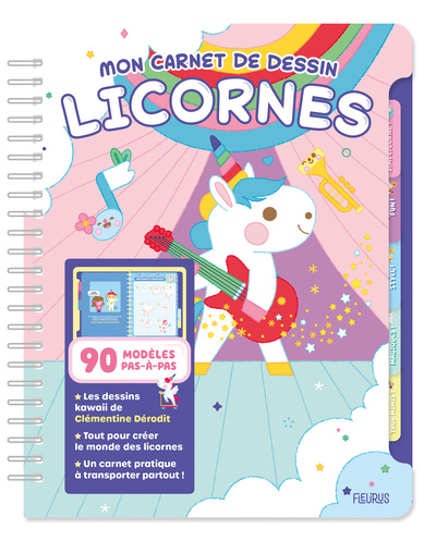 Picture of Licornes - 90 modèles en pas-à-pas