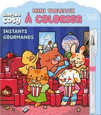 Picture of Mini Tableaux cosy à colorier - Instants gourmands (avec stylo gel)