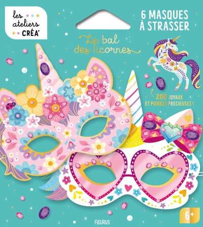 Picture of Masques à strasser - Le bal des licornes