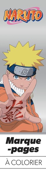 Image de Marque-pages à colorier Naruto - Edition silver