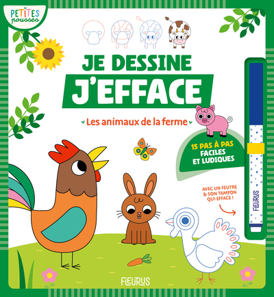 Picture of Je dessine j'efface - Les animaux de la ferme