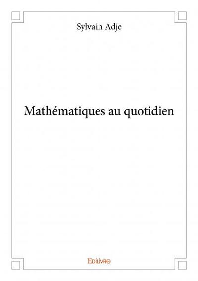 Image de Mathématiques au quotidien