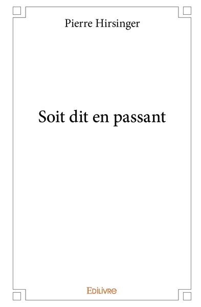 Image de Soit dit en passant