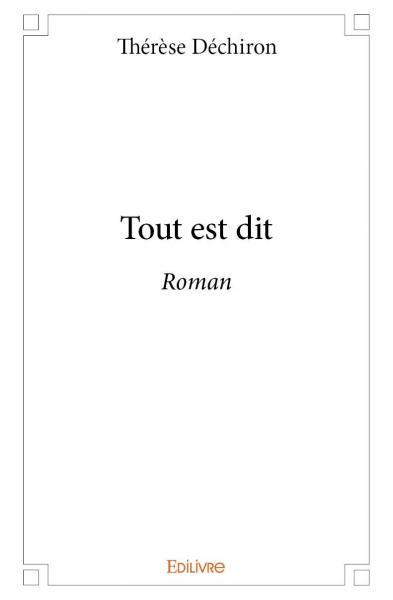 Picture of Tout est dit