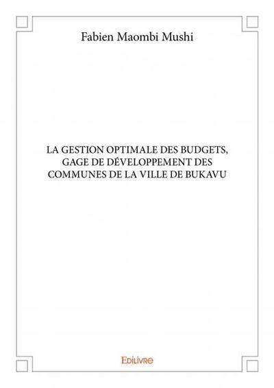 Image de La gestion optimale des budgets, gage de développement des communes de la ville de bukavu