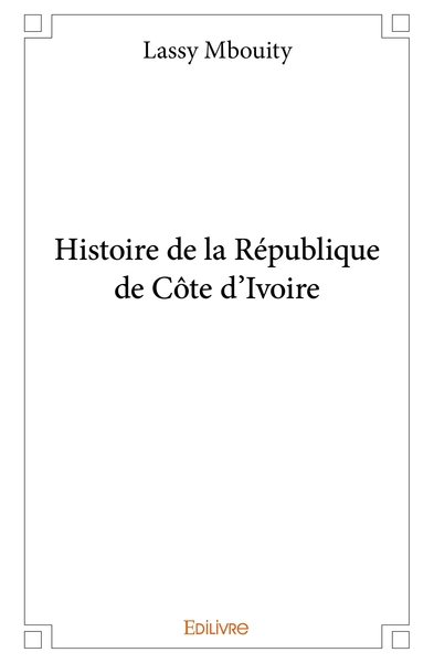 Picture of Histoire de la République de Côte d'Ivoire
