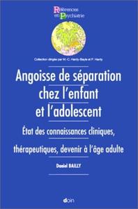 Image de ANGOISE DE SEPARATION CHEZ L ENFANT ET L ADOLESCENT / LA PREVENTION DU SUICIDE R