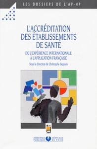Image de L ACCREDITATION DES ETABLISSEMENTS DE SANTE