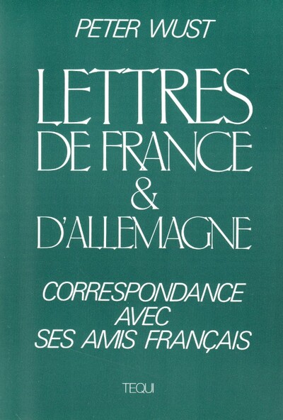 Picture of Lettres de France et d'Allemagne