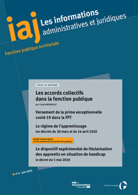 Picture of Les accords collectifs dans la fonction publique