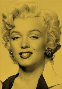 Picture of Golden Marilyn /anglais/allemand