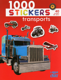 Picture of 1000 stickers transports (fond rouge)