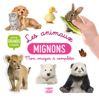 Image de Mon bel imagier à compléter - Les animaux mignons - Avec de grands stickers