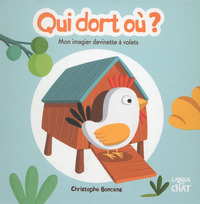 Picture of Mon imagier devinette à volets Qui dort où ?