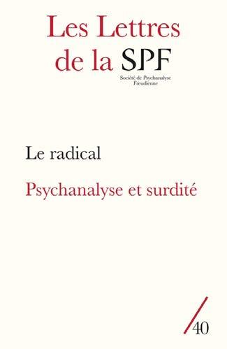 Image de LES LETTRES DE LA SPF N.40