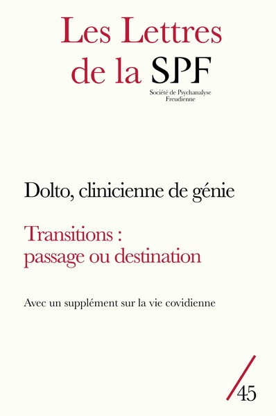 Picture of Les Lettres de la SPF n°45