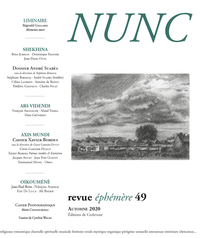 Image de Nunc n°49 Dossier André Suarès /Cahier Xavier Bordes