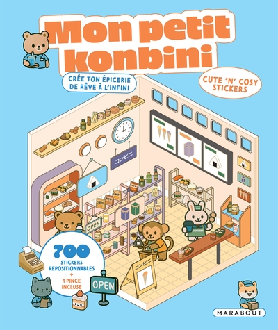 Picture of Cute 'n' cosy stickers - Mon petit konbini