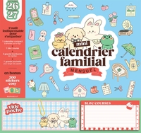 Picture of Mini calendrier familial mensuel 2026-2027