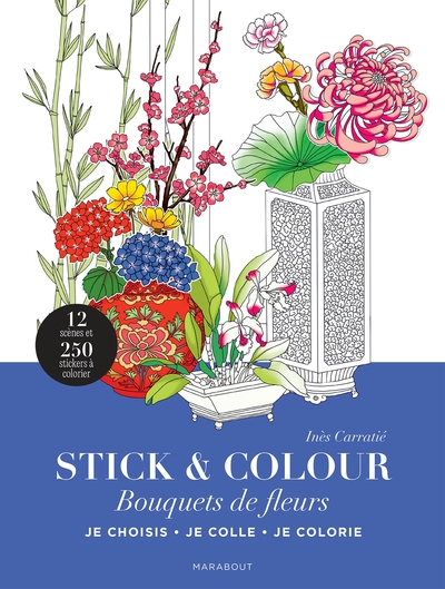 Picture of Stick & colour - Bouquets de fleurs