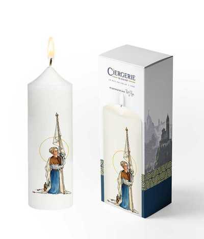 Image de Cierge blanc - Sainte Jeanne d'Arc