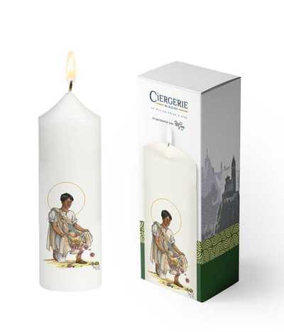 Image de Cierge blanc - Saint Juan Diego