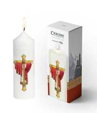 Image de Cierge blanc - Christ Roman