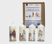 Image de Pack 4 cierges de l'avent