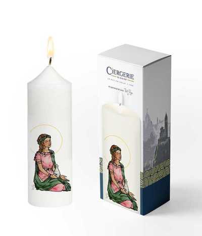 Image de Cierge blanc - Sainte Marie Madeleine
