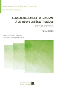 Image de Consensualisme et formalisme à l'épreuve de l'électronique